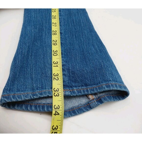 LL Bean Favorite Fit Jeans Skinny Women’s 16 Tall Medium Wash Blue - Picture 7 of 11